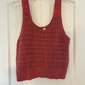 Women's Sleeveless Knit Top - Mauve